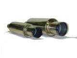 HKS Universal Stainless Hi Power 170mm Titanium Muffler thumbnail 4