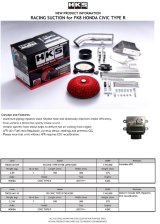 HKS RS HONDA CIVIC TYPE-R FK8 K20C (AFR Not Incl.) thumbnail 1