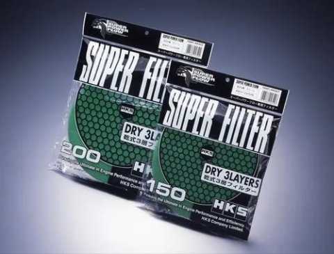 HKS 3 Layer Dry 150mm Green Replacement Filter Element thumbnail 4