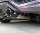 HKS Hi-Power Muffler 2014+ Honda Fit Sport GK5 w/ Carbon Tips thumbnail 2