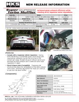 HKS SUPER TURBO MUFFLER GR SUPRA DB22 DB82 B48 thumbnail 1