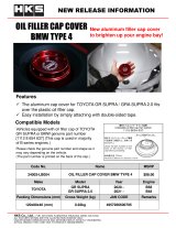 HKS BMW Type 4 Oil Filler Cap Cover thumbnail 1