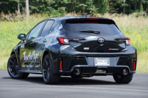 HKS Toyota GR Corolla LEGAMAX Sports Exhaust (Use w/ PN G89580-T76010-00) thumbnail 1