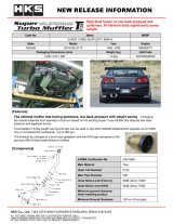HKS SUPER TURBO MUFFLER TI BNR34 RB26DETT thumbnail 1