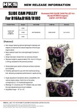 HKS SLIDE CAM PULLEY B16#B18C thumbnail 3