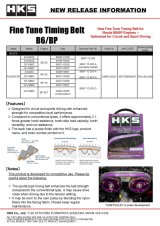 HKS Fine Tune Timing Belt for 90-2005 Mazda MX-5 (B6-ZE) thumbnail 4