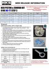 HKS BCD PISTON + CONROD KIT G16E HC-TT S3 thumbnail 5