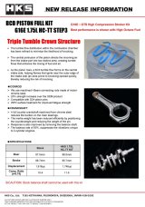 HKS 2023+ Toyota GR Corolla Piston Ring Set - T3 D88 thumbnail 5