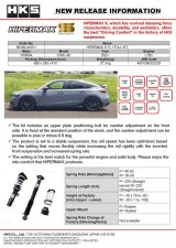 HKS 2021+ Honda Civic (FL1) Hipermax S Full Kit thumbnail 3
