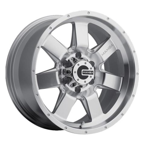 Mamba M14 17x9 6x139.7 ET12 Machined Face Silver / Drill Holes thumbnail 1