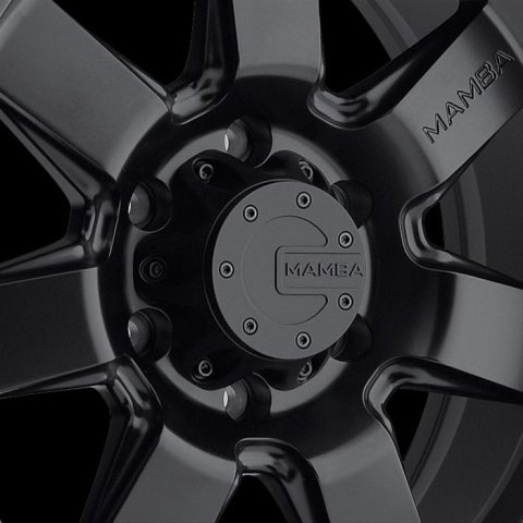 Mamba M14 17x9 6x139.7 ET12 Matte Black / Drill Holes thumbnail 3