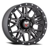Mamba M25 18x9 5x127 ET12 Matte Grey w/ Black Lip Edge thumbnail 4