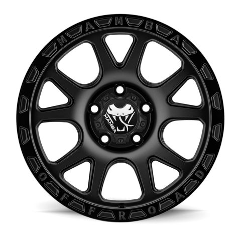 Mamba M27 18x9 6x135 ET12 Matte Black thumbnail 1