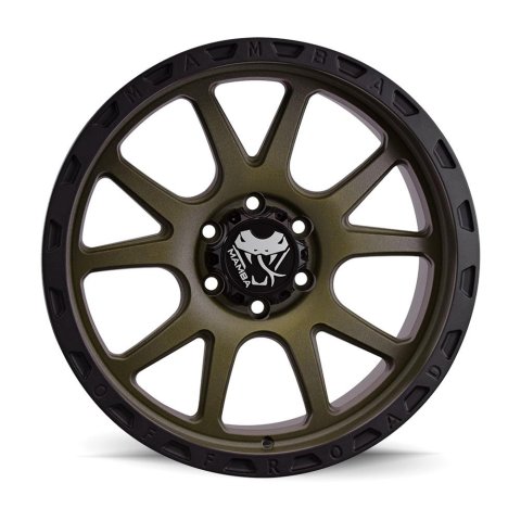 Mamba M27 17x9 5x127 ET12 Matte Bronze / Black Lip