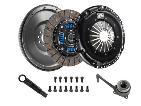 DKM Clutch 2.0 VW/Audi A3 FSI 6 Bolt Sprung Organic MB Clutch w/Steel Flywheel (440 ft/lbs Torque) thumbnail 2