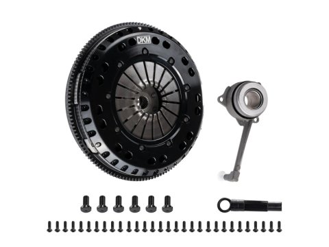 DKM Clutch 97-05 Audi A4 1.8L FWD/AWD Sprung Organic MB Clutch w/Steel Flywheel (440 ft/lbs Torque) thumbnail 1