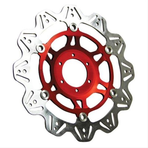 EBC 04-06 Yamaha YZF-R1 5VY Front Left/Right Vee Floating Red Rotor thumbnail 1