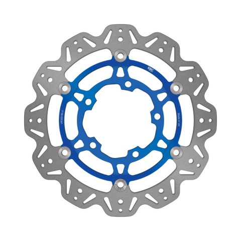 EBC 06-07 Suzuki GSX-R 600 Tokico Radial Caliper Front Left/Right Vee Floating Blue Rotor thumbnail 1