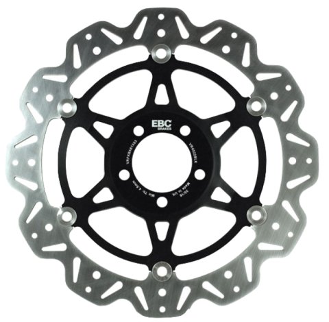EBC 07-09 Suzuki DL 650 V-Strom Front Left/Right Vee Floating Black Rotor thumbnail 1