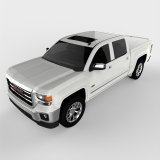 UnderCover 14-18 GMC Sierra 1500 (19 Limited) 5.8ft Lux Bed Cover - Olympic White thumbnail 1