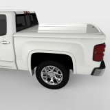 UnderCover 14-18 GMC Sierra 1500 (19 Limited) 5.8ft Lux Bed Cover - Olympic White thumbnail 2