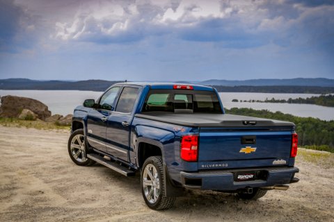 UnderCover 19-20 GMC Sierra 1500 (w/o MultiPro TG) 5.8 ft Elite Bed Cover - Black Textured thumbnail 2