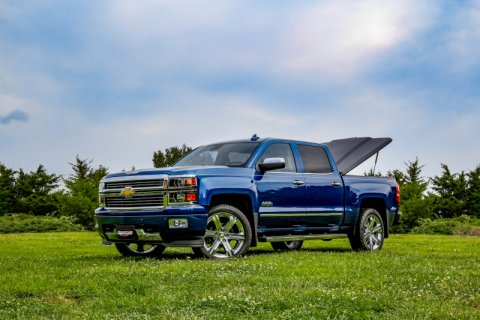 UnderCover 19-20 GMC Sierra 1500 (w/o MultiPro TG) 5.8 ft Elite Bed Cover - Black Textured thumbnail 3