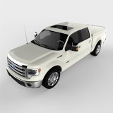 UnderCover 12-14 Ford F-150 5.5ft Lux Bed Cover - White Platinum thumbnail 7