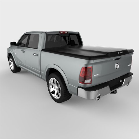 UnderCover 09-18 Ram 1500 (19-20 Classic) / 10-20 Ram 2500 HD 6.4ft Elite Bed Cover - Black Textured