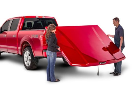 UnderCover 17-20 Toyota Tacoma 6ft Elite LX Bed Cover - Cement Gray (Req Factory Deck Rails) thumbnail 4