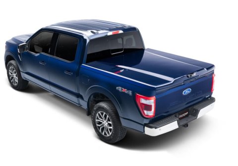 UnderCover 2021 Ford F-150 Crew Cab 5.5ft Elite LX Bed Cover - Star White Tricoat thumbnail 2