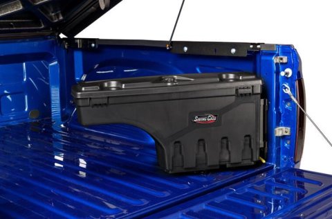 UnderCover 2022 Toyota Tundra Passengers Side Swing Case (Will Not Fit w/Trail Boxes) Black Smooth thumbnail 3
