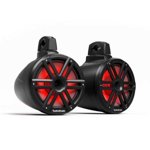 Rockford Fosgate M2 10in. Color Optix 2-Way Horn Loaded Tower Speakers (Pair) - Black thumbnail 2