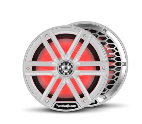 Rockford Fosgate 8in. Color Optix Marine 2-Way Speakers (Pair) - White thumbnail 1