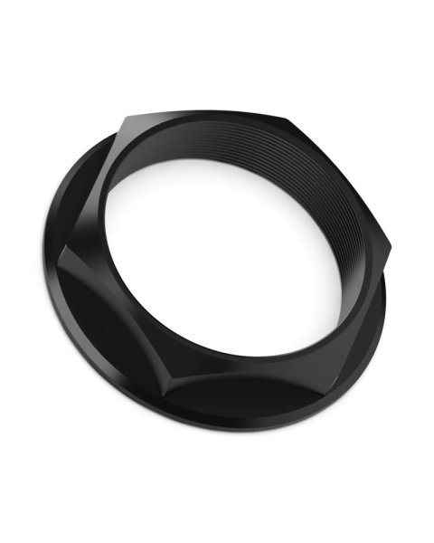 Super Touring Nut V2 Anodized Black w/ Satin Clear - Single thumbnail 1
