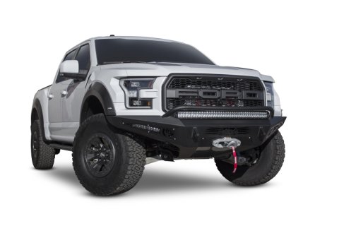 Addictive Desert Designs 17-18 Ford F-150 Raptor HoneyBadger Front Bumper w/ Winch Mount thumbnail 8