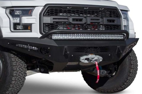 Addictive Desert Designs 17-18 Ford F-150 Raptor HoneyBadger Front Bumper w/ Winch Mount thumbnail 9