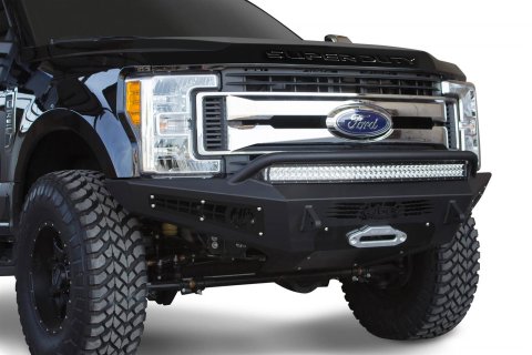 Addictive Desert Designs 17-18 Ford F-250 HoneyBadger Front Bumper w/ Winch Mount thumbnail 1