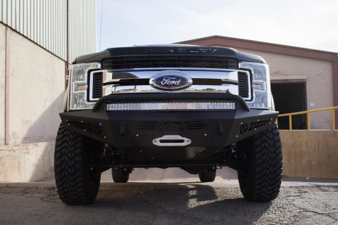 Addictive Desert Designs 17-18 Ford F-250 HoneyBadger Front Bumper w/ Winch Mount thumbnail 3