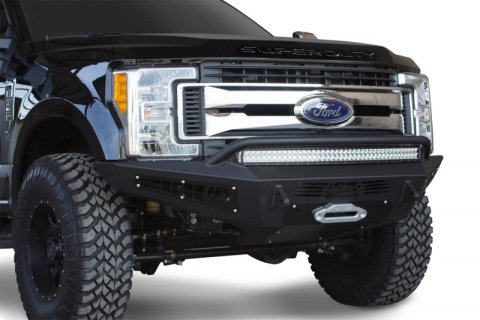 Addictive Desert Designs 17-18 Ford F-250 HoneyBadger Front Bumper w/ Winch Mount thumbnail 5