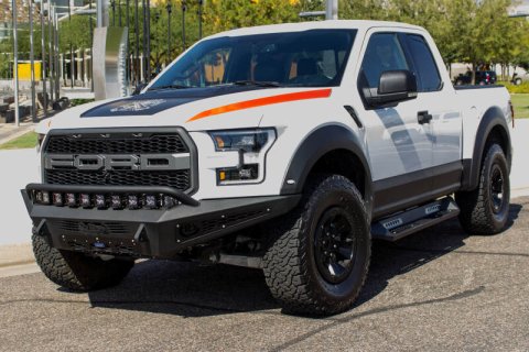 Addictive Desert Designs 17-18 Ford F-150 Raptor HoneyBadger Front Bumper thumbnail 8