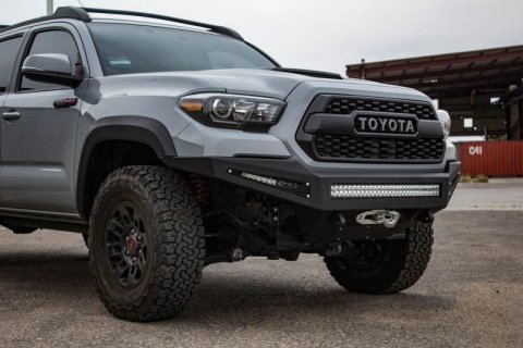 Addictive Desert Designs 16-18 Toyota Tacoma HoneyBadger Front Bumper thumbnail 2
