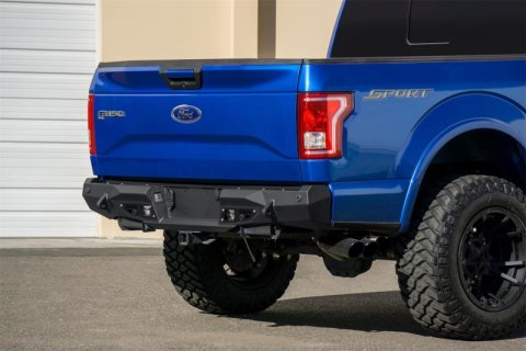 Addictive Desert Designs 15-18 Ford F-150 Stealth Fighter Rear Bumper w/ Backup Sensor Cutout thumbnail 3
