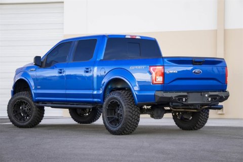 Addictive Desert Designs 15-18 Ford F-150 Stealth Fighter Rear Bumper w/ Backup Sensor Cutout thumbnail 5