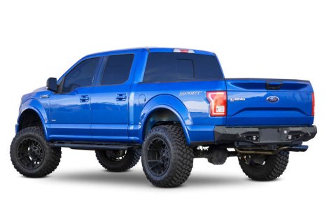 Addictive Desert Designs 15-18 Ford F-150 Stealth Fighter Rear Bumper w/ Backup Sensor Cutout thumbnail 6