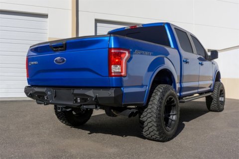 Addictive Desert Designs 15-18 Ford F-150 Stealth Fighter Rear Bumper w/ Backup Sensor Cutout thumbnail 7