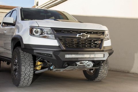 Addictive Desert Designs 17-18 Chevy Colorado Stealth Fighter Front Bumper w/ Winch Mount thumbnail 1