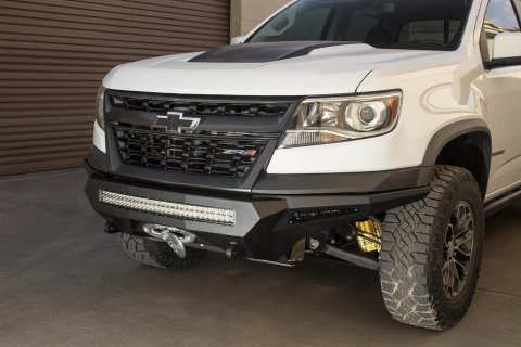Addictive Desert Designs 17-18 Chevy Colorado Stealth Fighter Front Bumper w/ Winch Mount thumbnail 2