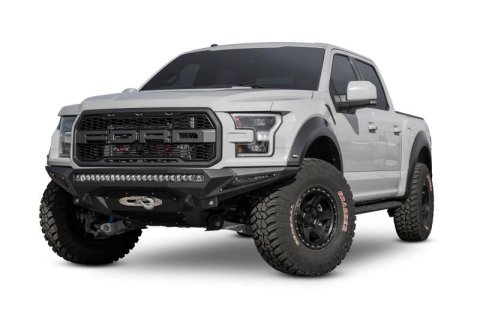 Addictive Desert Designs 17-18 Ford F-150 Raptor Stealth Fighter Front Bumper w/ Winch Mount thumbnail 5
