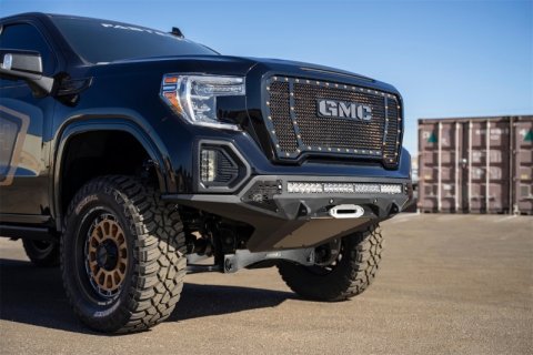 Addictive Desert Designs 2019 GMC Sierra 1500 SF Front Bumper w/ Winch Mount & Sensor Cutout thumbnail 3